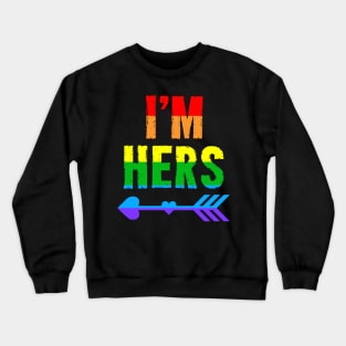 She's Mine I'm Her Couple Matching Crewneck Sweatshirt